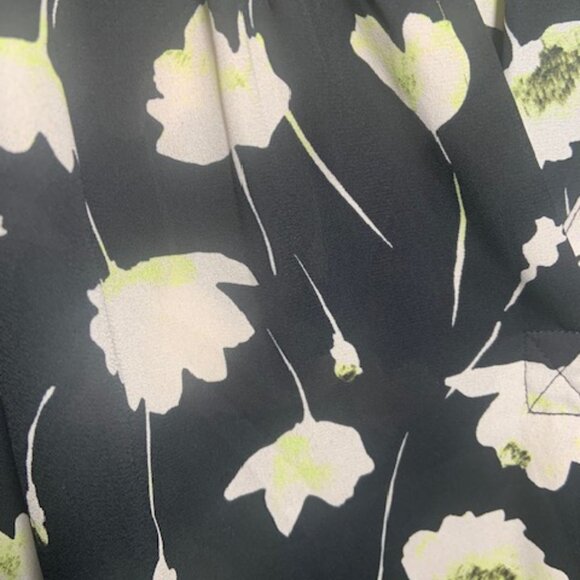 Vera Wang Floral Flowy Classic Workwear Business Casual Blouse - Size XXL - Picture 2 of 7